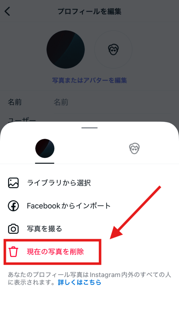 インスタ 初期アイコン