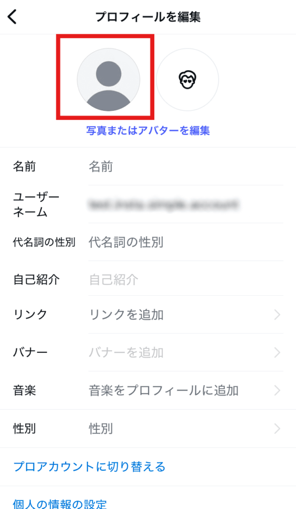 インスタ 初期アイコン