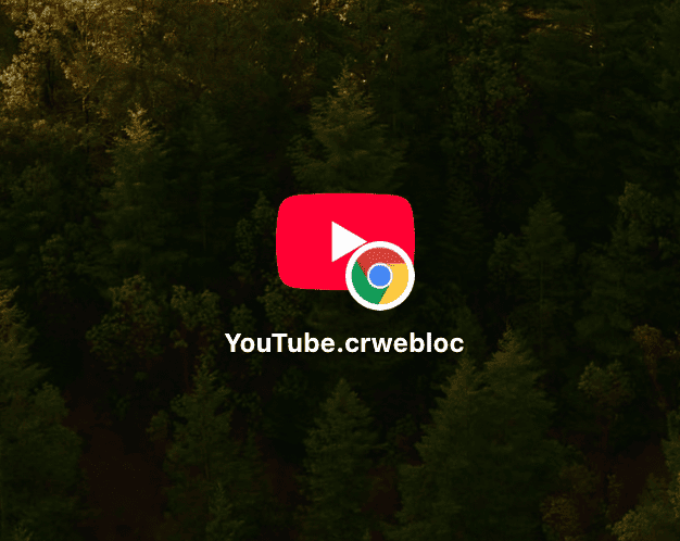 Youtube ブラウザで開く　PC　ショートカット作成