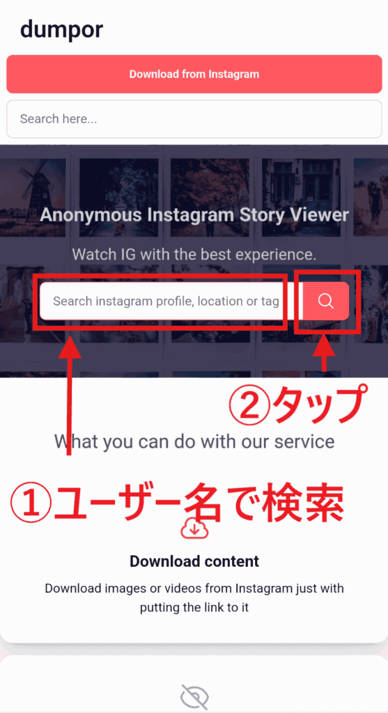 インスタ　見るだけ