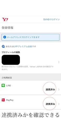 LYPプレミアム　LINE