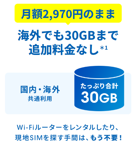 ahamoのキャンペーン 海外利用