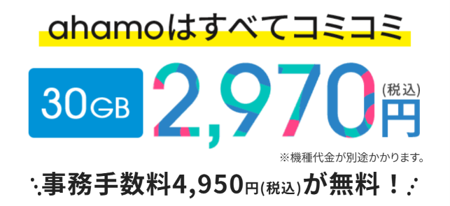ahamoのシンプルワンプラン料金詳細画像